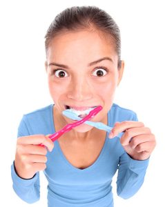 Brushing your teeth is important