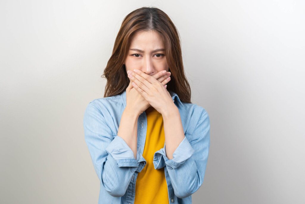 disgust smell bad breath